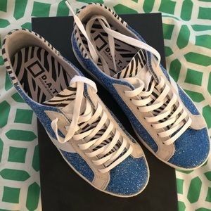 D.A.T.E hill low glitter sneakers